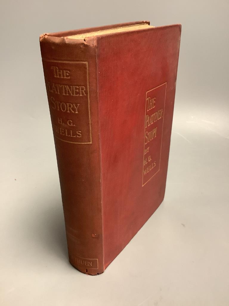 Wells, H.G. – The Plattner Story and Others, 1st edition, half title, publisher’s 40pp. catalogue at end, 1897